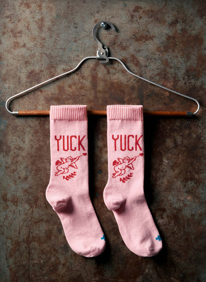Dark Slate Gray the "yuck" sock