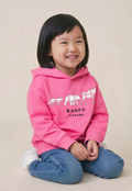 Toddlers Bubblegum Pink 3 Animals with Banff Hoodie