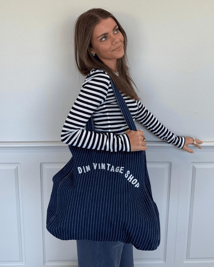 TOTEBAG - DARK STRIPE