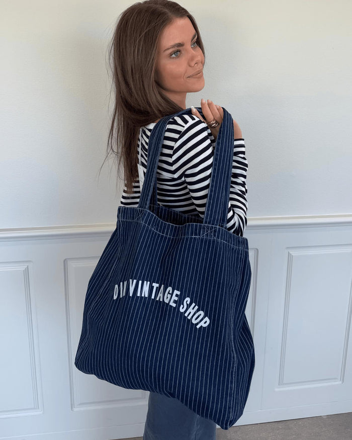 TOTEBAG - DARK STRIPE
