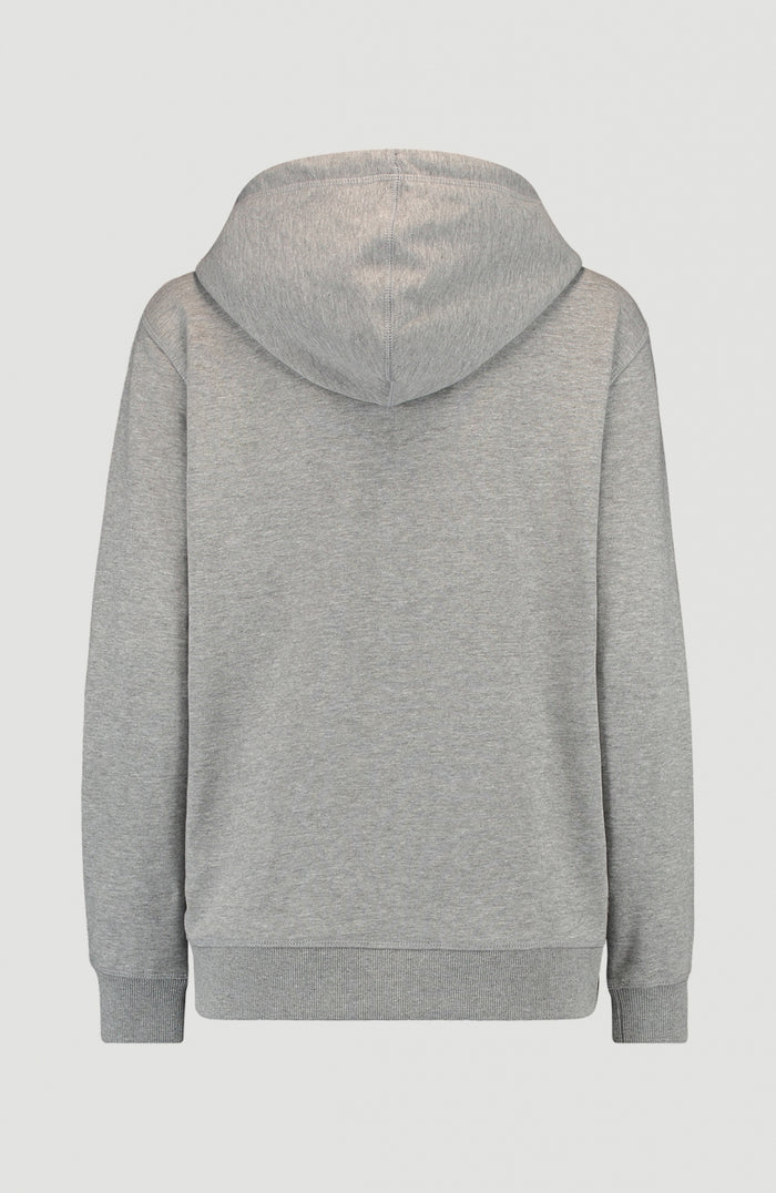 Triple Stack Full Zip Hoodie | Silver Melee -A