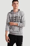 Triple Stack Hoodie | Silver Melee -A