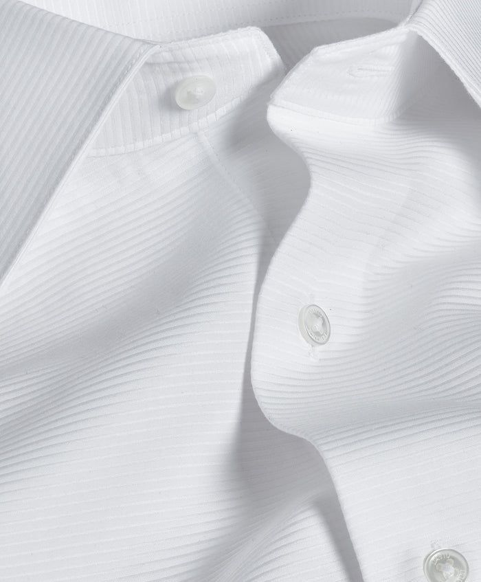 TT3810110 | Horizontal Rib French Cuff Formal Shirt