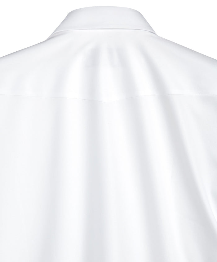 TWES4130110 | White Super Fine Twill Western Shirt