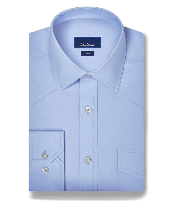 TWES4130454 | Sky Super Fine Twill Western Shirt