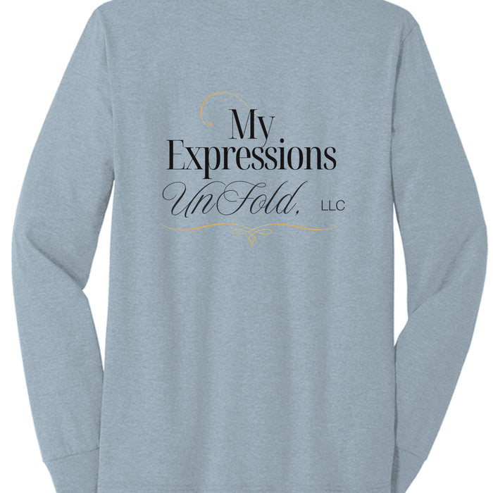 Flint Blue Heather - DM132 - BACK