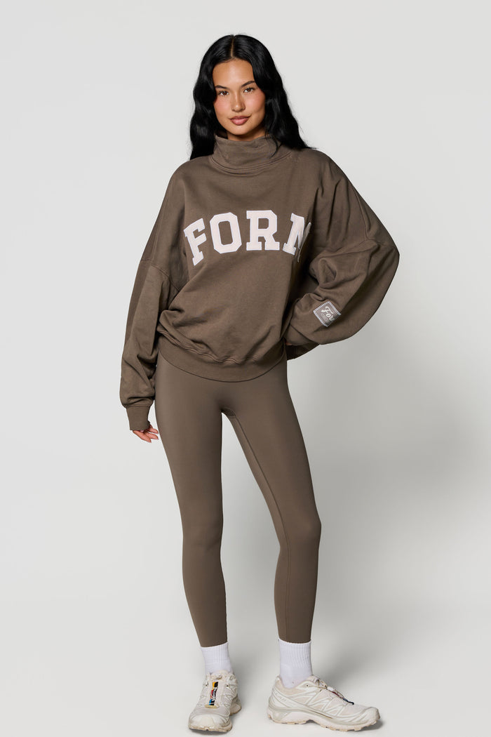 uniFORM Sweatshirt - Walnut/Cream