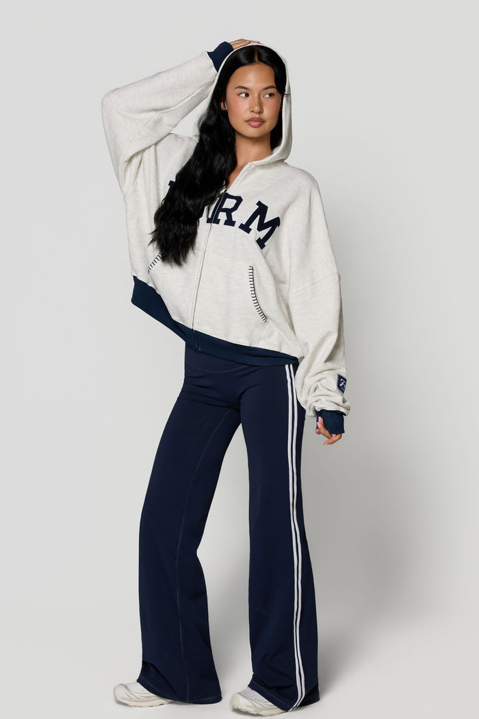 uniFORM Zip Up - Heather/Navy