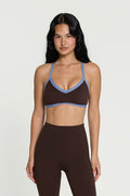 V-Neck Bra - Espresso/Glacier