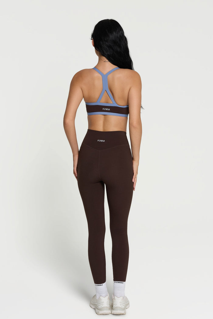 V-Neck Bra - Espresso/Glacier