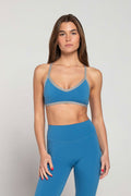 V-Neck Bra - Waves/Slate