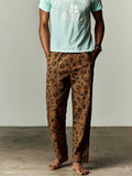 Dark Gray ventura chore pant in brown rosette