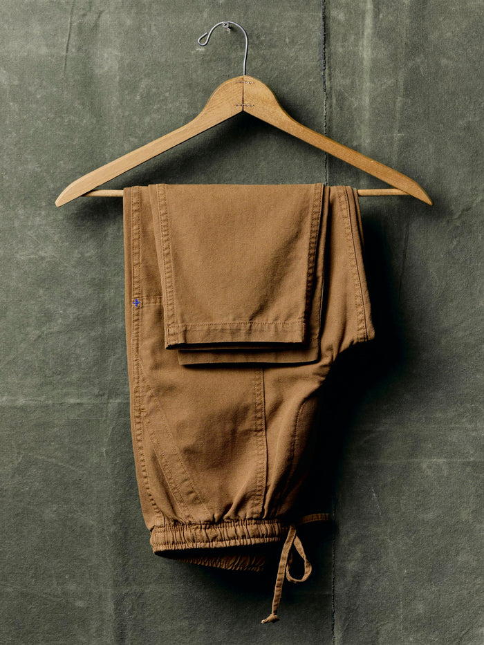 Dim Gray ventura chore pant in field tan