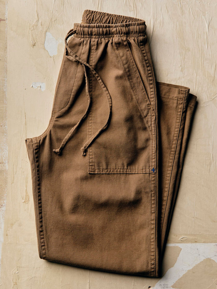 Tan ventura chore pant in field tan