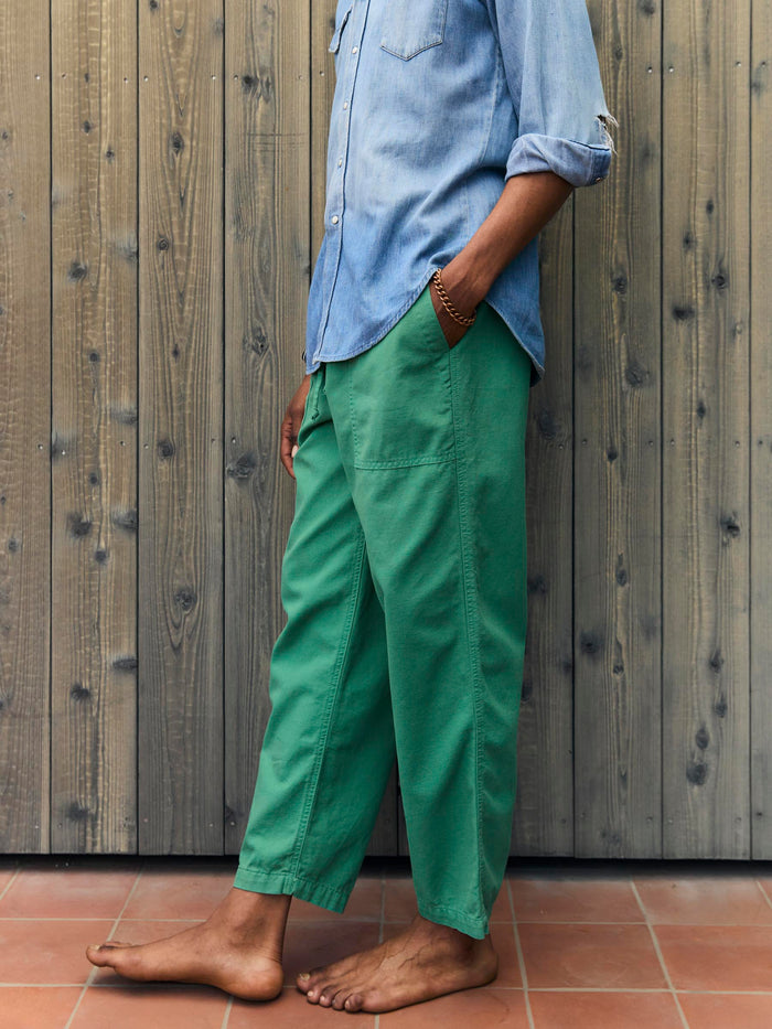 Dim Gray ventura chore pant in jade