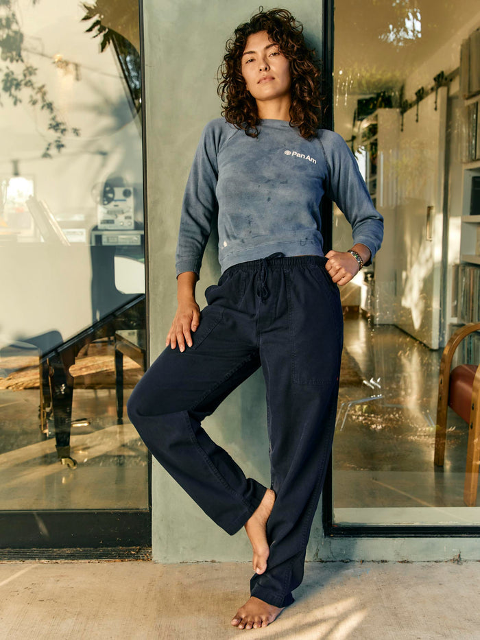 Dim Gray ventura chore pant in navy