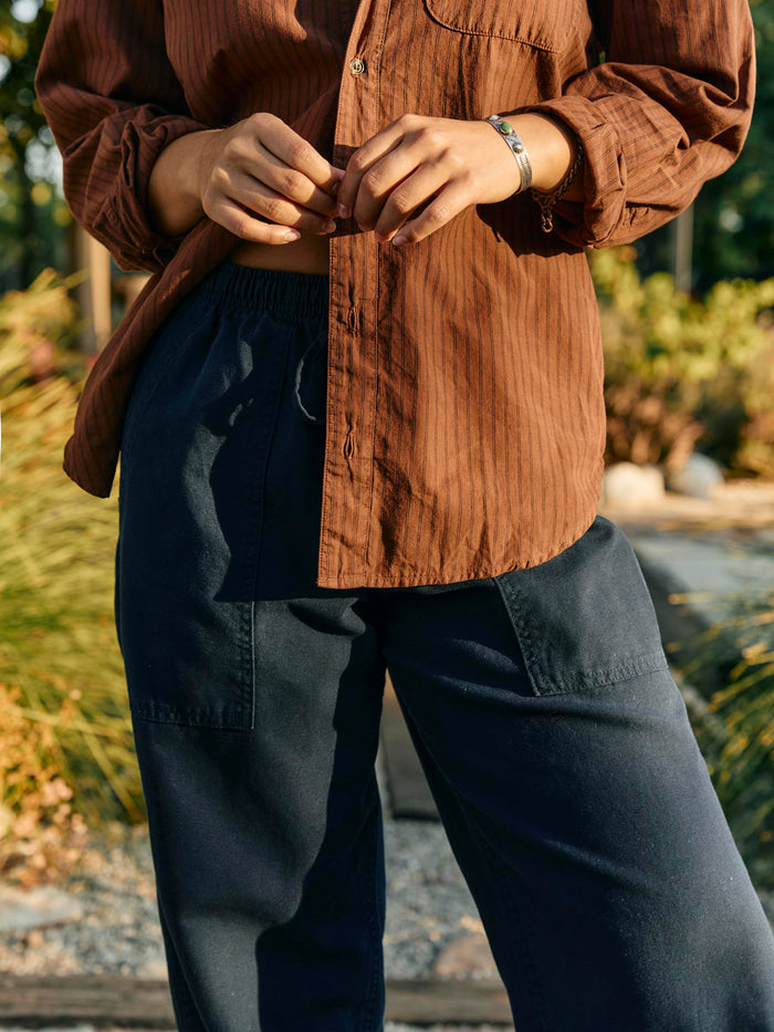 Dark Slate Gray ventura chore pant in navy