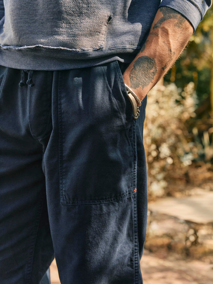 Dark Slate Gray ventura chore pant in navy