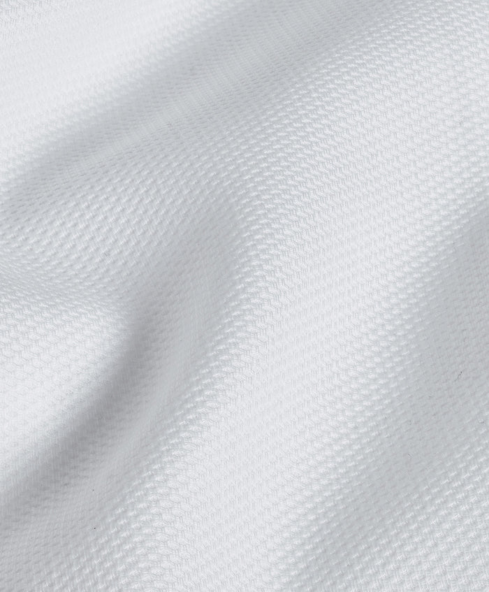 WB6110110 | Piqué Wing Collar French Cuff Formal Shirt
