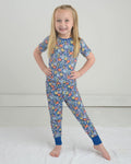 Wildflower Bamboo Pajamas for Kids – Two Piece Set