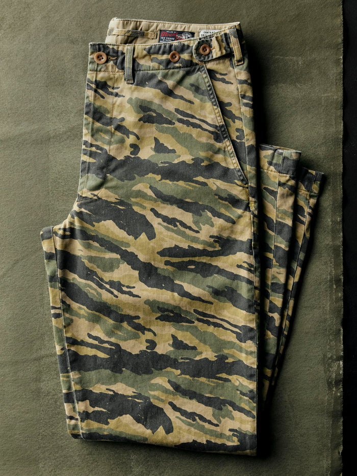 Dim Gray wilkison trouser in brushstroke camo