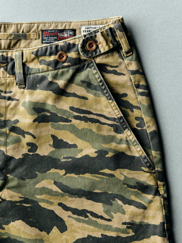 Gray wilkison trouser in brushstroke camo
