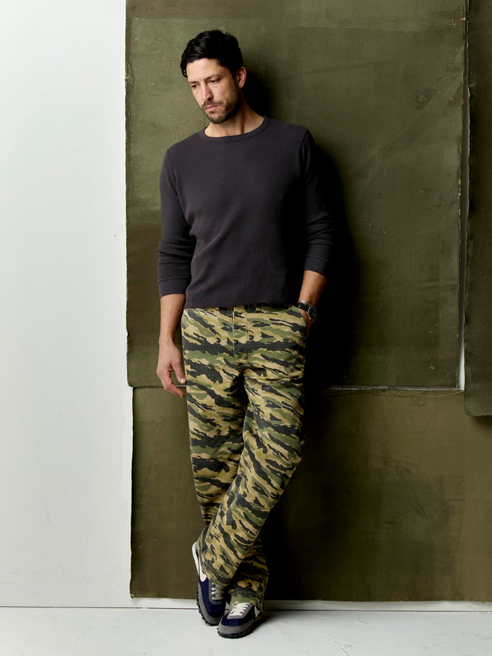 Black wilkison trouser in brushstroke camo