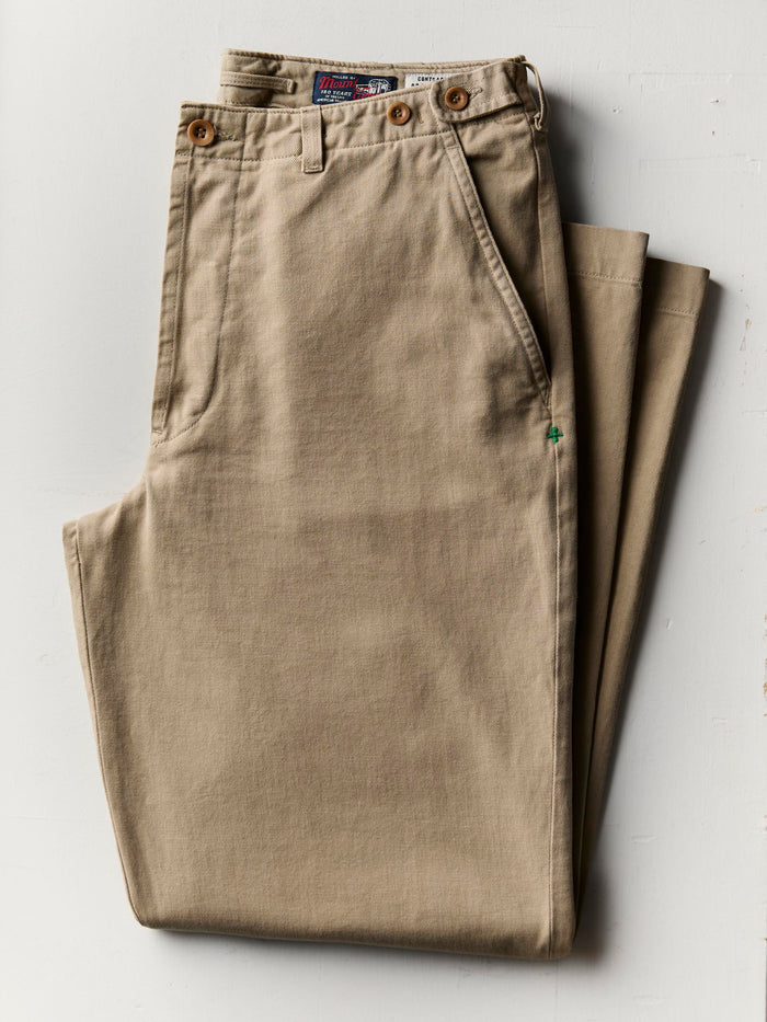 Light Gray wilkison trouser in field tan