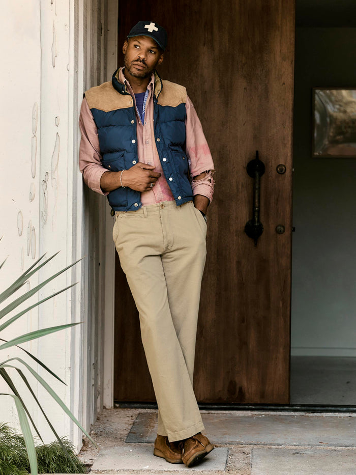 Black wilkison trouser in field tan