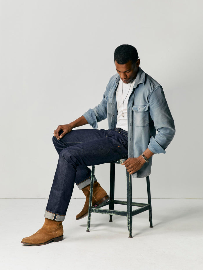 Light Gray willie indigo rigid