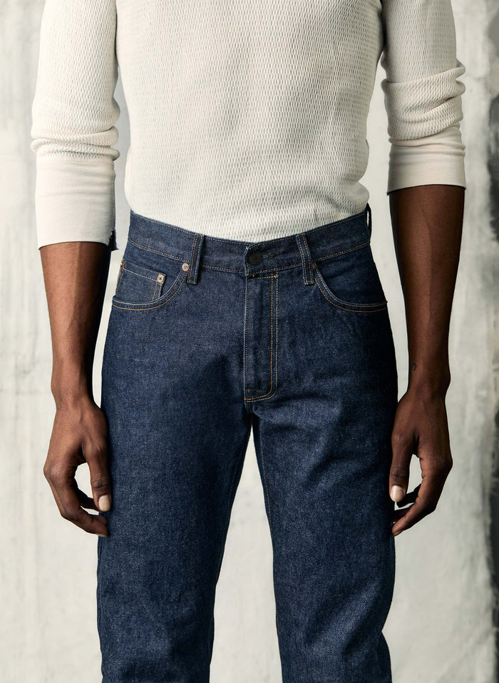 Black willie indigo selvage rinse