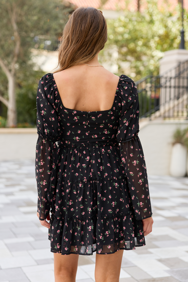 Winslow Black Floral Dress SALE