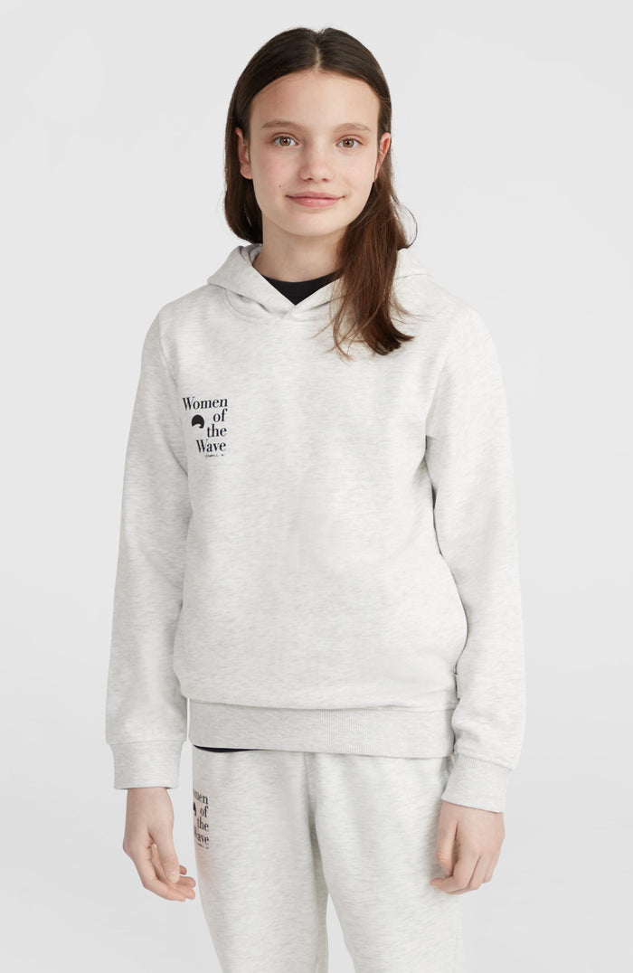 Women of the Wave Hoodie | White Melange