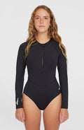 Women Of The Wave Long-Sleeve Surf Suit. | Black Out