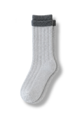 Wool Lite Crew Socks - Light Grey