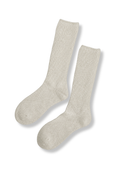 Wool Mid-Calf Socks - Oatmeal