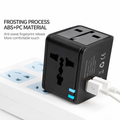 Worldwide Universal Travel Adapter Dual USB Fast Charging Power Plug for UK