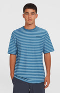 Yarn Stripe T-Shirt | Blue Cali Tee Stripe