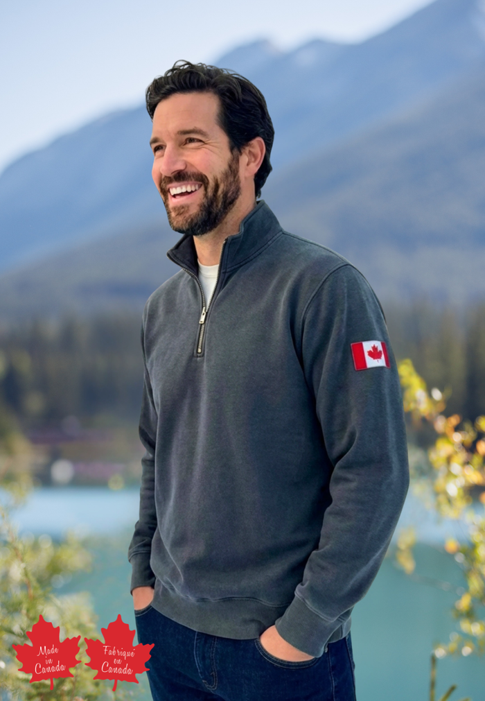 Yukon Canada Jacket Polo In Grey